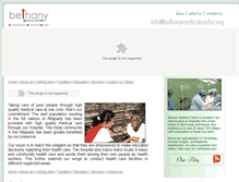 Tablet Screenshot of bethanymedicalcenter.org